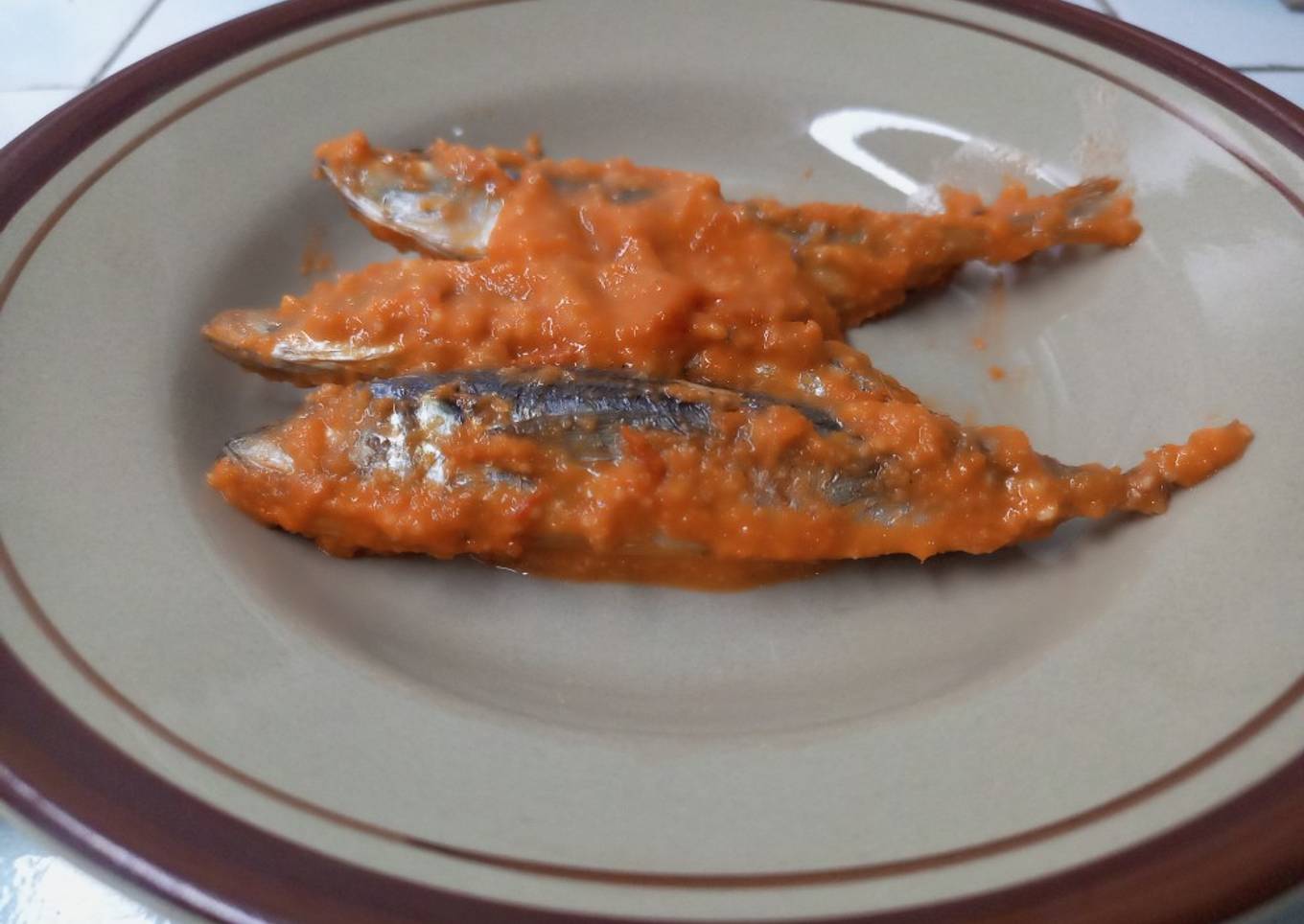 Ikan Gereh / ikan keranjang / ikan pindang balado