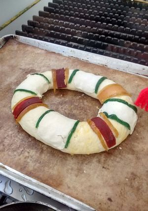 Una foto de rosca de pascua