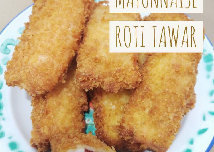 Roti Goreng ala ala Risoles Mayonnaise (pakai Roti Tawar)