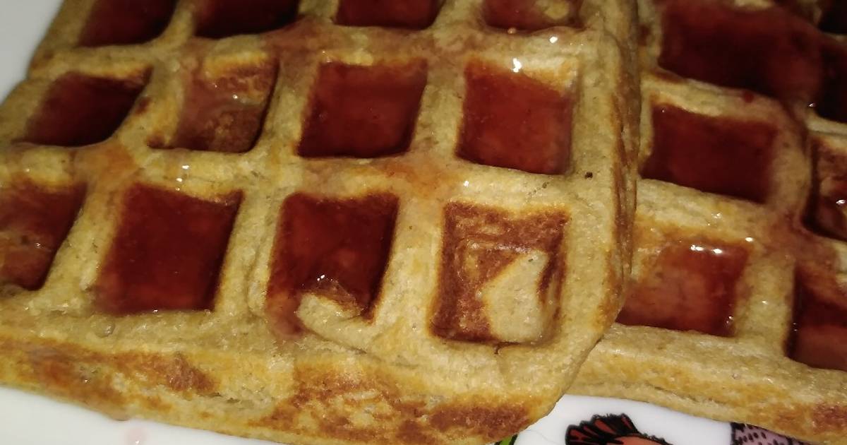Waffles con harina de avena veganos Receta de Evelyn Cookpad