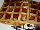 Waffles con harina de avena veganos