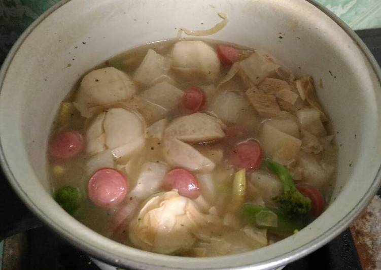 Bumbu Sup lobak bakso ikan | Bahan Membuat Sup lobak bakso ikan Yang Sedap