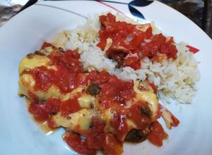 Una foto de Albóndigas de Berenjena en Filetto con variaciones