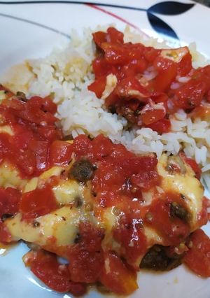 Una foto de Albóndigas de Berenjena en Filetto con variaciones