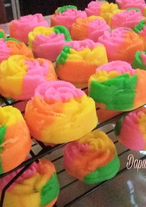 Foto resep Bolu kukus mawar lembut