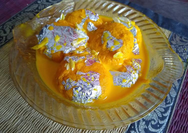 Steps to Prepare Award-winning Orange rasmalai