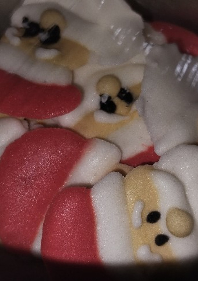 Una foto de Papá Noel de glasé!!
