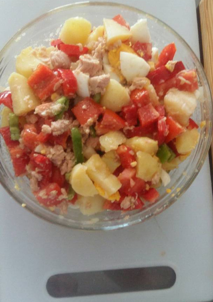 Una foto de Ensalada de verano en frío