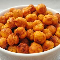 A picture of Crispy Curry Chickpeas.