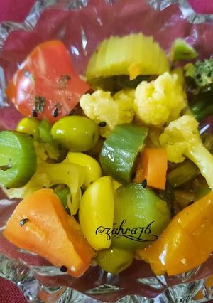 عکسی از دستور ترشی مخلوط مجلسی 😋