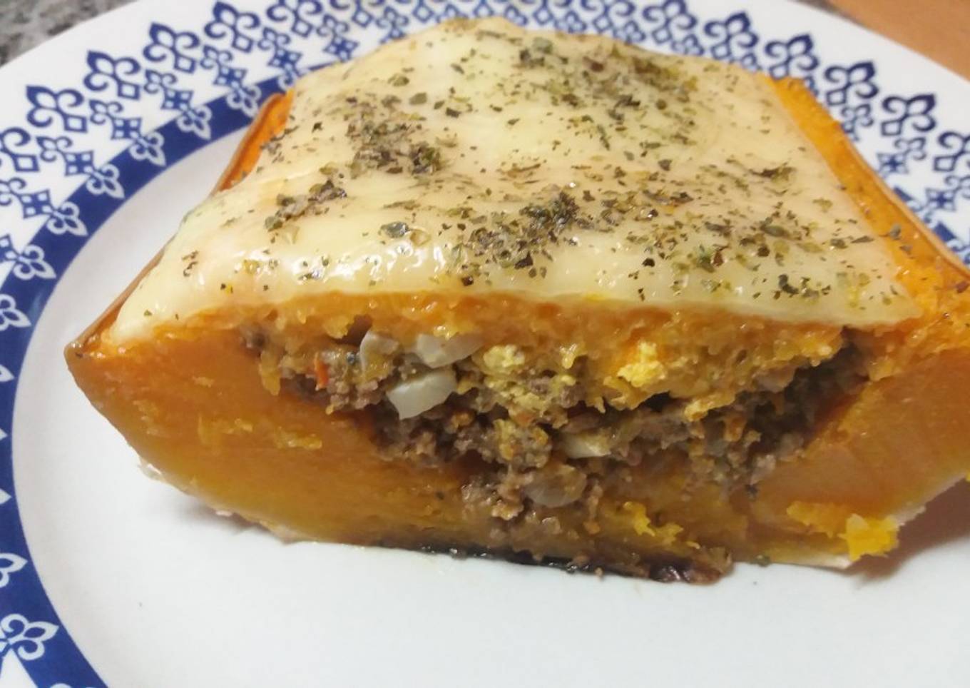 Calabaza rellena
