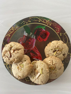 A picture of Janmasthami special Panjari cookies.