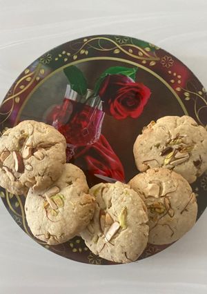 A picture of Janmasthami special Panjari cookies.