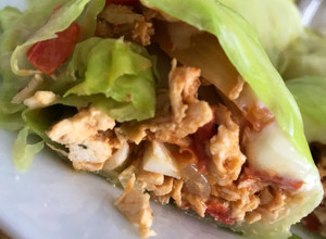 Una foto de Wrap de repollo Keto
