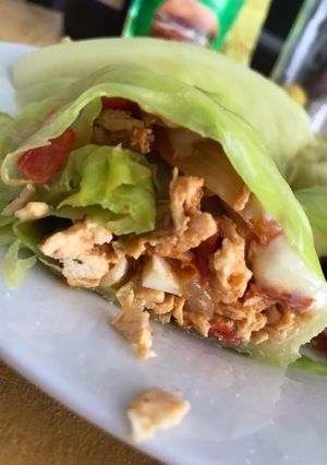 Una foto de Wrap de repollo Keto