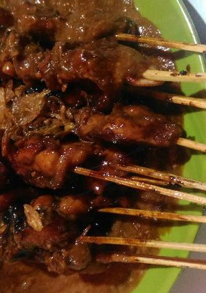 Foto resep Sate Ayam Bumbu Kacang