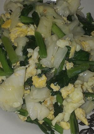 Foto resep Caisim cah telur