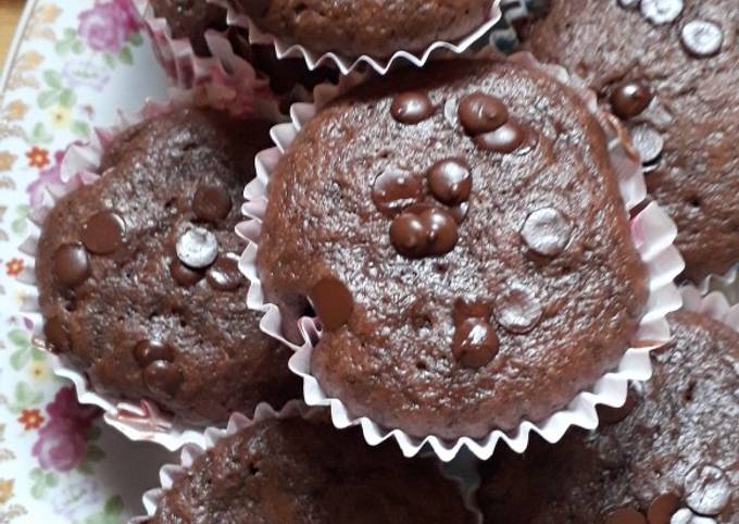 Recette Délicieux Cupcakes au chocolat Faciles et Rapides