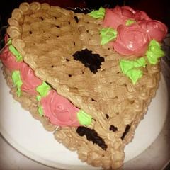 A picture of Flower Basket cake💐🎂.