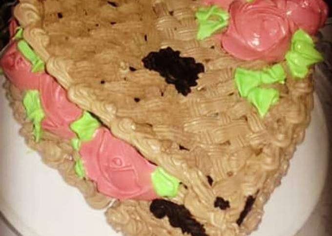 Recipe of Homemade Flower Basket cake💐🎂