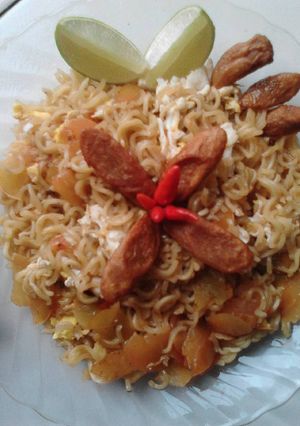 Foto resep Mie goreng sederhana