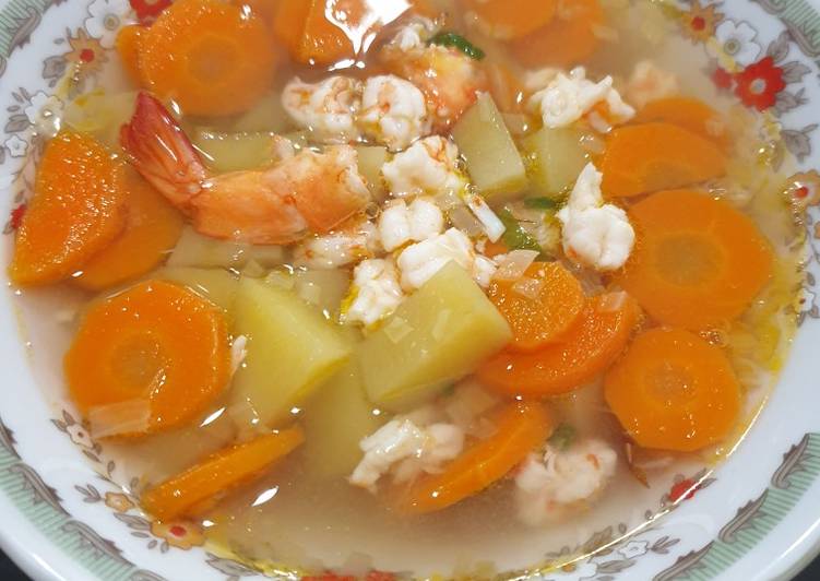 Cara Gampang Menyiapkan Sup Udang yang Lezat Sekali