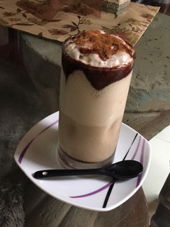 Una foto de Frappé casero, muy fácil solo con café