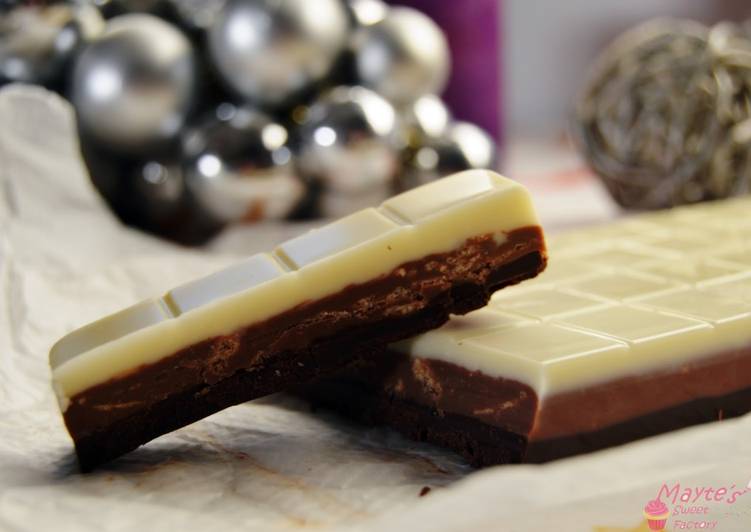 Turrón de tres chocolates