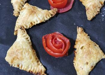 New Recipe Chicken tikkah puffs Most Delicious New Recipe Chicken tikkah puffs Most Delicious