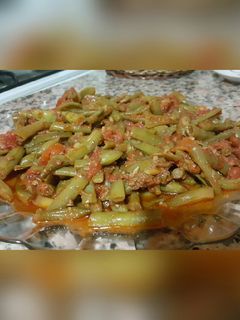 صورة لوصفة فاصولية بزيت