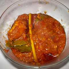 A picture of Sambal Bajak.