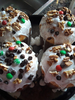 Una foto de Pan dulce navideño