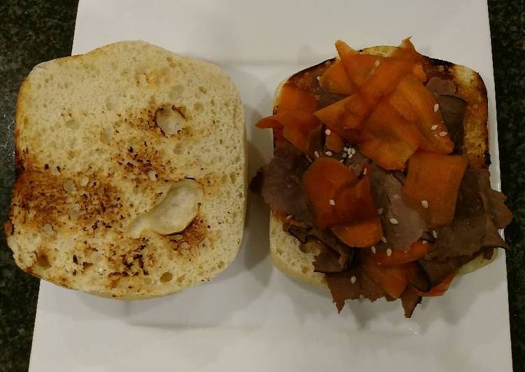 Recipe: Flavorful Sandwich: Roast Beef and Carrot