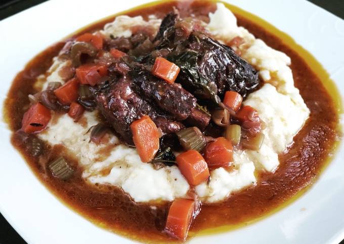 Easiest Way to Make Any-night-of-the-week Red Wine-Braised Short Ribs