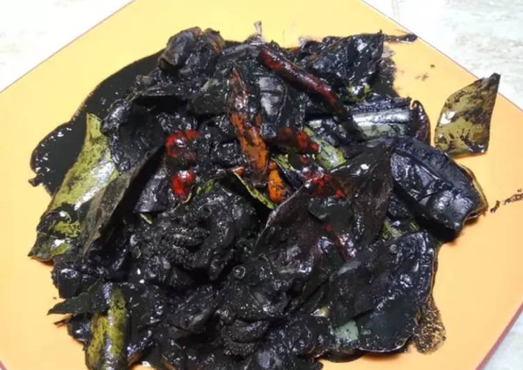 Resep Sotong/cumi masak hitam, Enak Banget