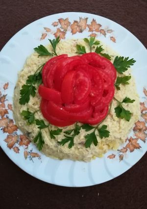 عکسی از دستور سالاد الویه