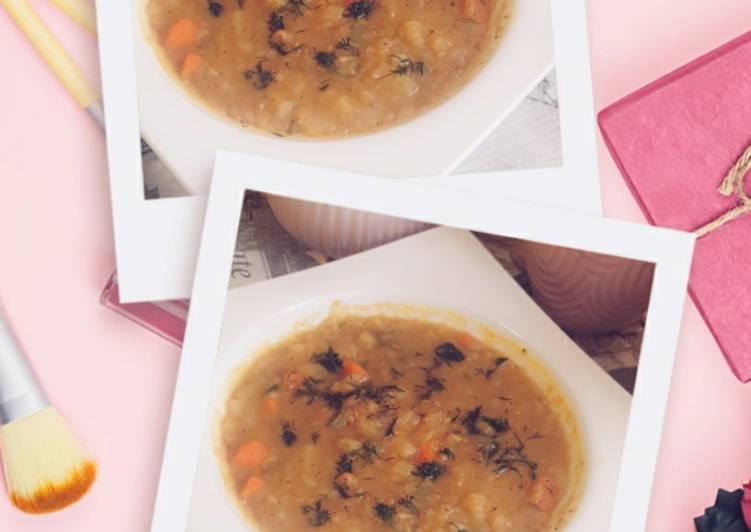 شوربة العدس الاردنية