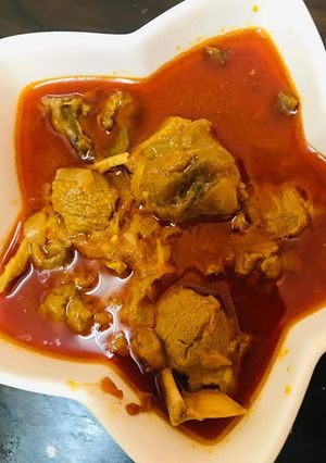 A picture of Poppy seed Mutton Gravy.