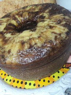 صورة لوصفة الكيكه الرخامية