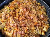 Arroz frito, sabrosísimo