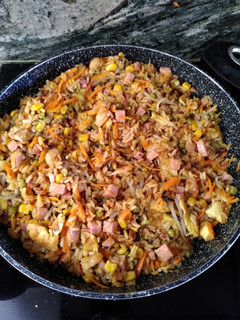 Una foto de Arroz frito, sabrosísimo