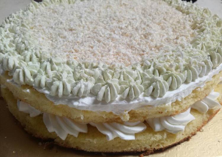 Langkah Mudah untuk Membuat Vanilla Matcha Tiramisu Cake Anti Gagal