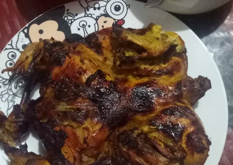 Resep Ayam  bakar  bekakak oles mentega oleh Ratna Sari 
