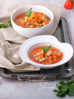 Foto resep Tomato Soup (Sup Merah Versi Sehat)