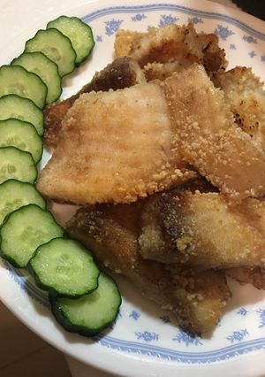 乾煎椒鹽鯛魚排 Dry-Fried Pepper-and-Salt Taiwan Tilapia 的食譜成品照片