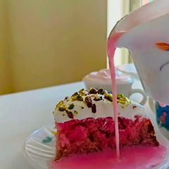 A picture of Rosemilk Cake.