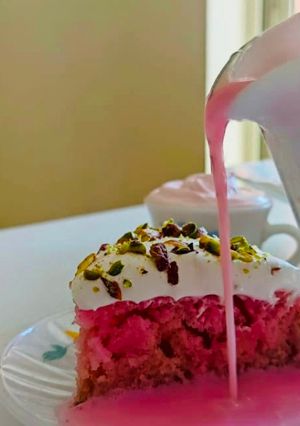 A picture of Rosemilk Cake.