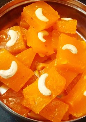 A picture of Custard Halwa.