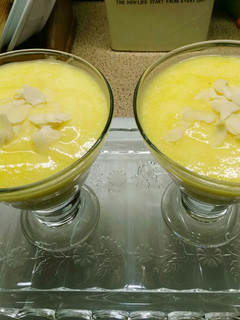 Una foto de Mousse de mango