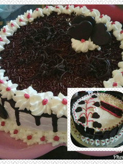Foto resep Blackforest ulang tahun